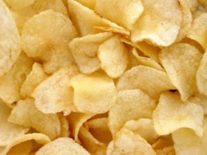 crispy golden potato chips