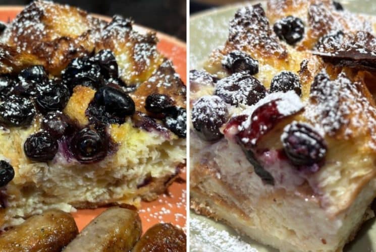 Lemon Blueberry Baked French Toast | Wildberry Lodge